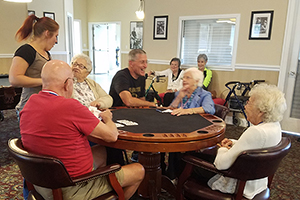 Assisted Living Entertainment At The Legends Village in Washington, IN