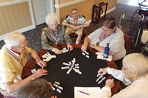 Assisted Living Entertainment At The Legends Village in Washington, IN