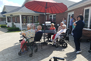 Memory Rock Garden At Southern Indiana Assisted Living Facility