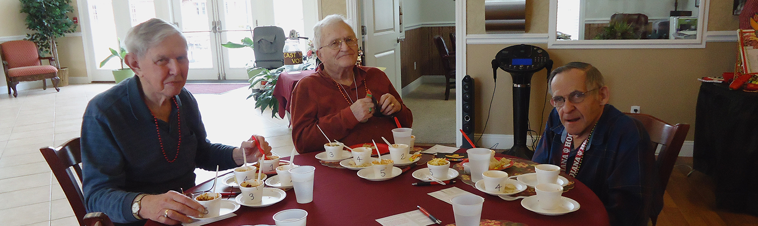 Assisted Living Chilli Cook Off